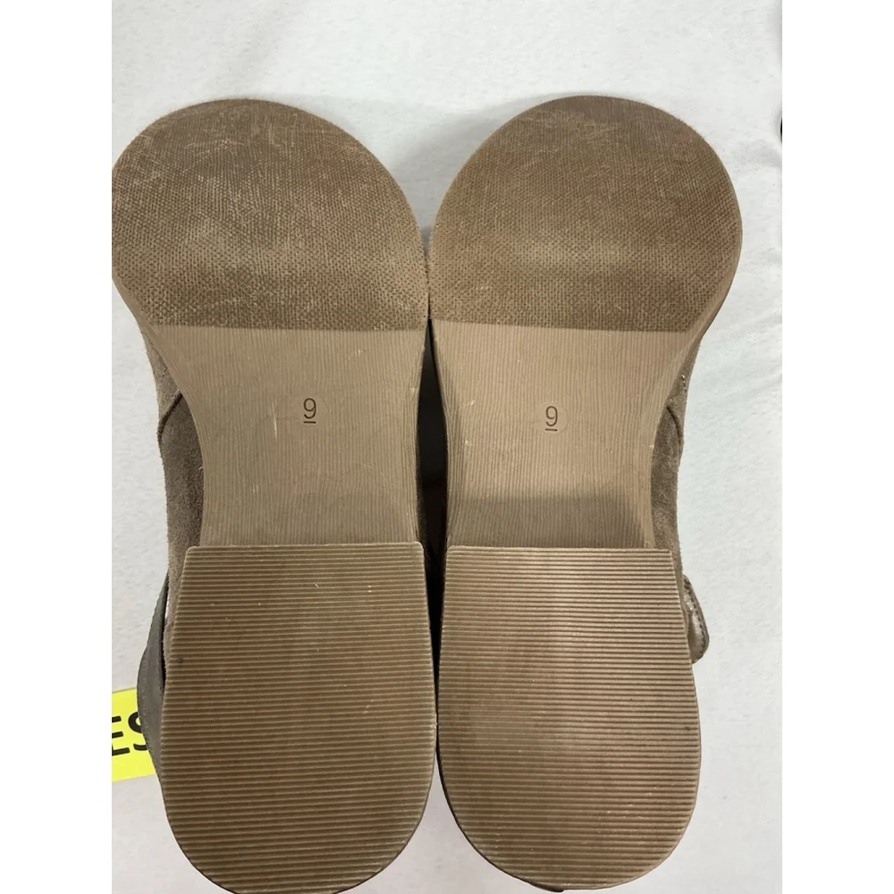Womans Route 66 Whitney Pullon Booties 9 Brown Strappy Buckle Close NWOT